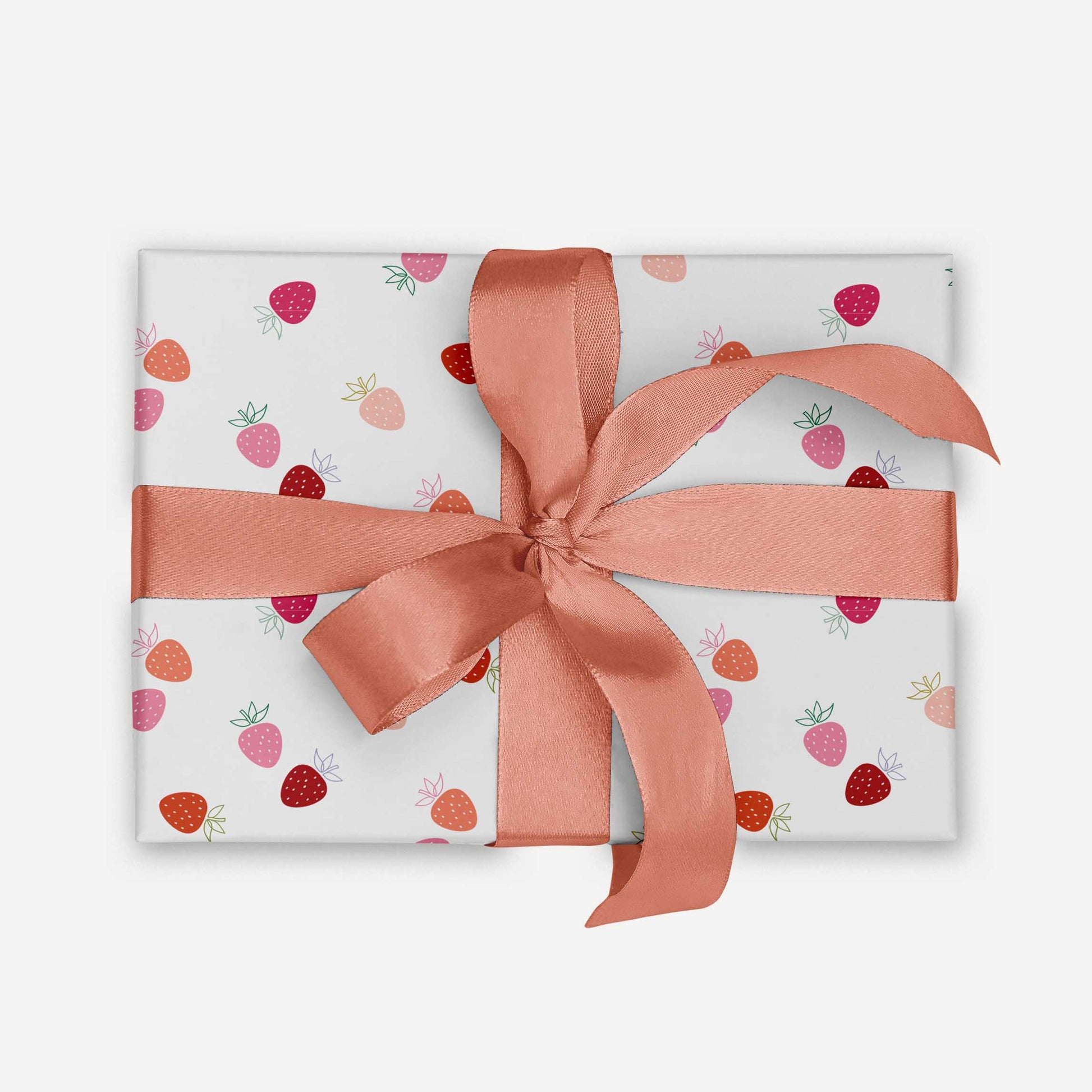 Freshly Picked Strawberries Wrapping Paper