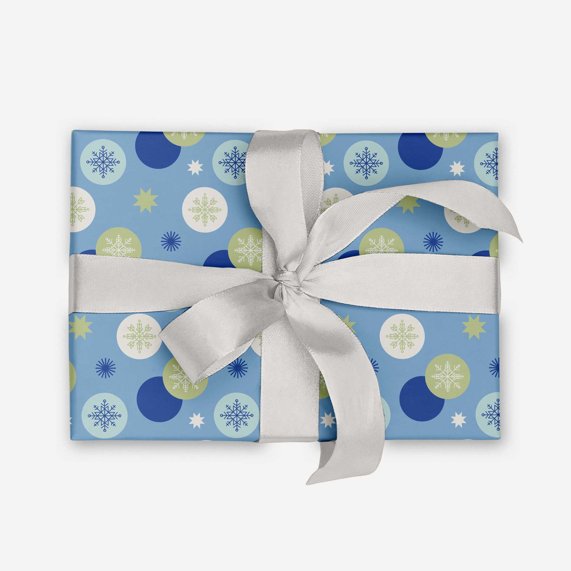 Frosty Flurries Wrapping Paper