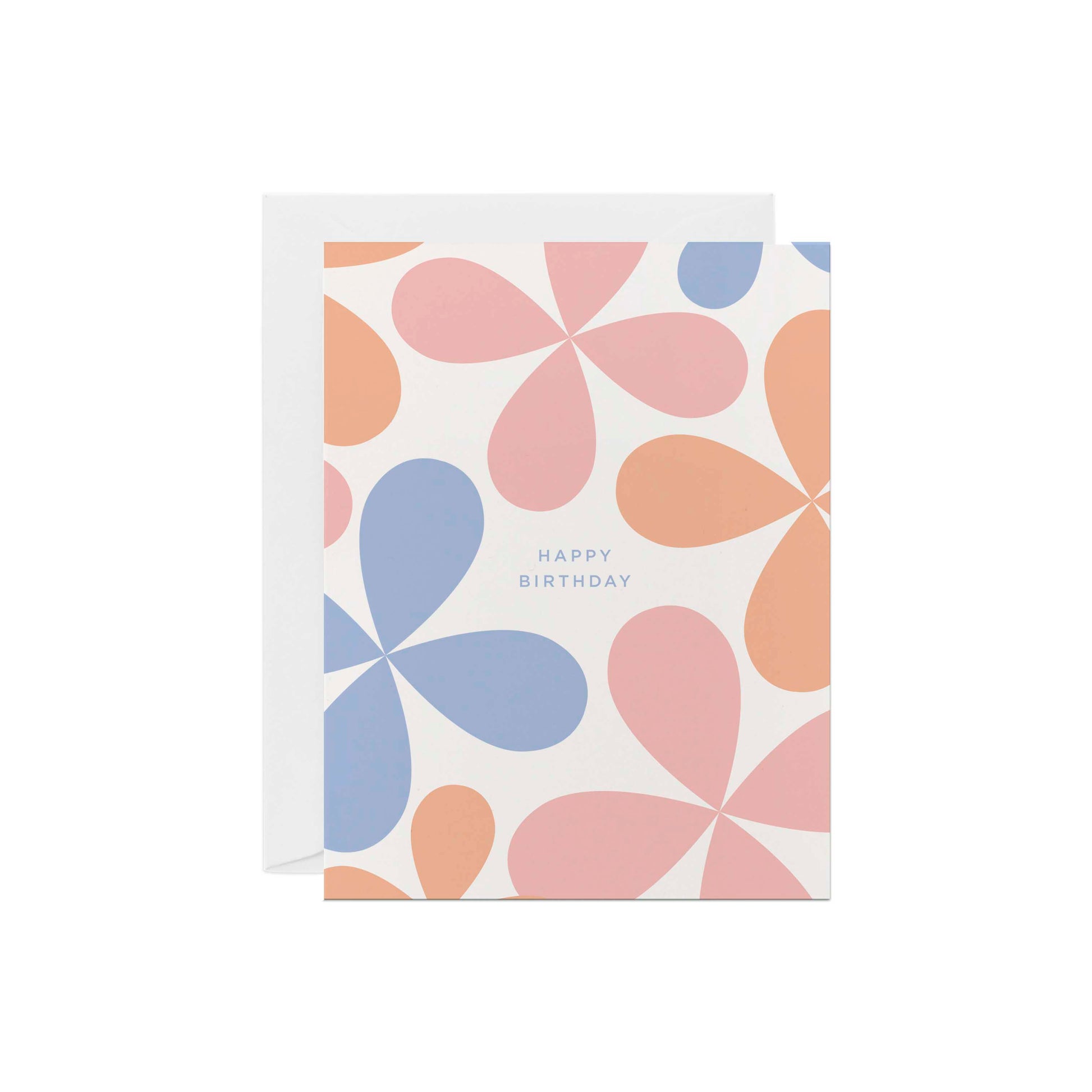 Abstract Flowers Birthday