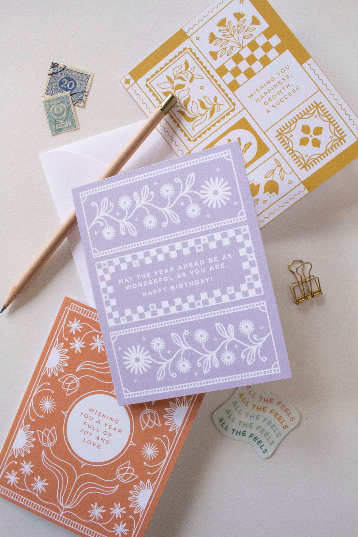 Lavender Dandelions Birthday