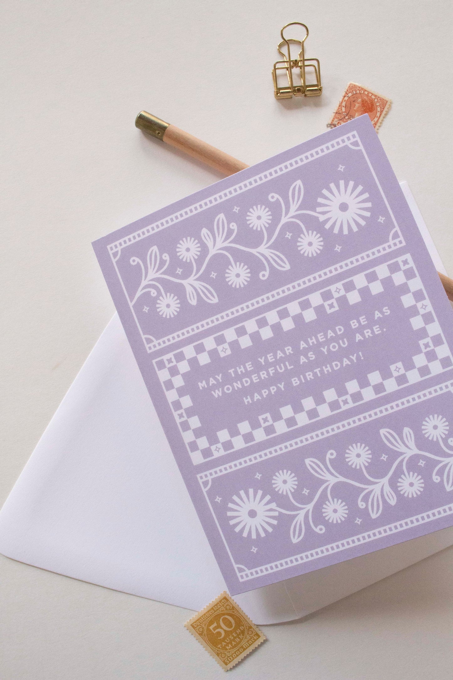 Lavender Dandelions Birthday