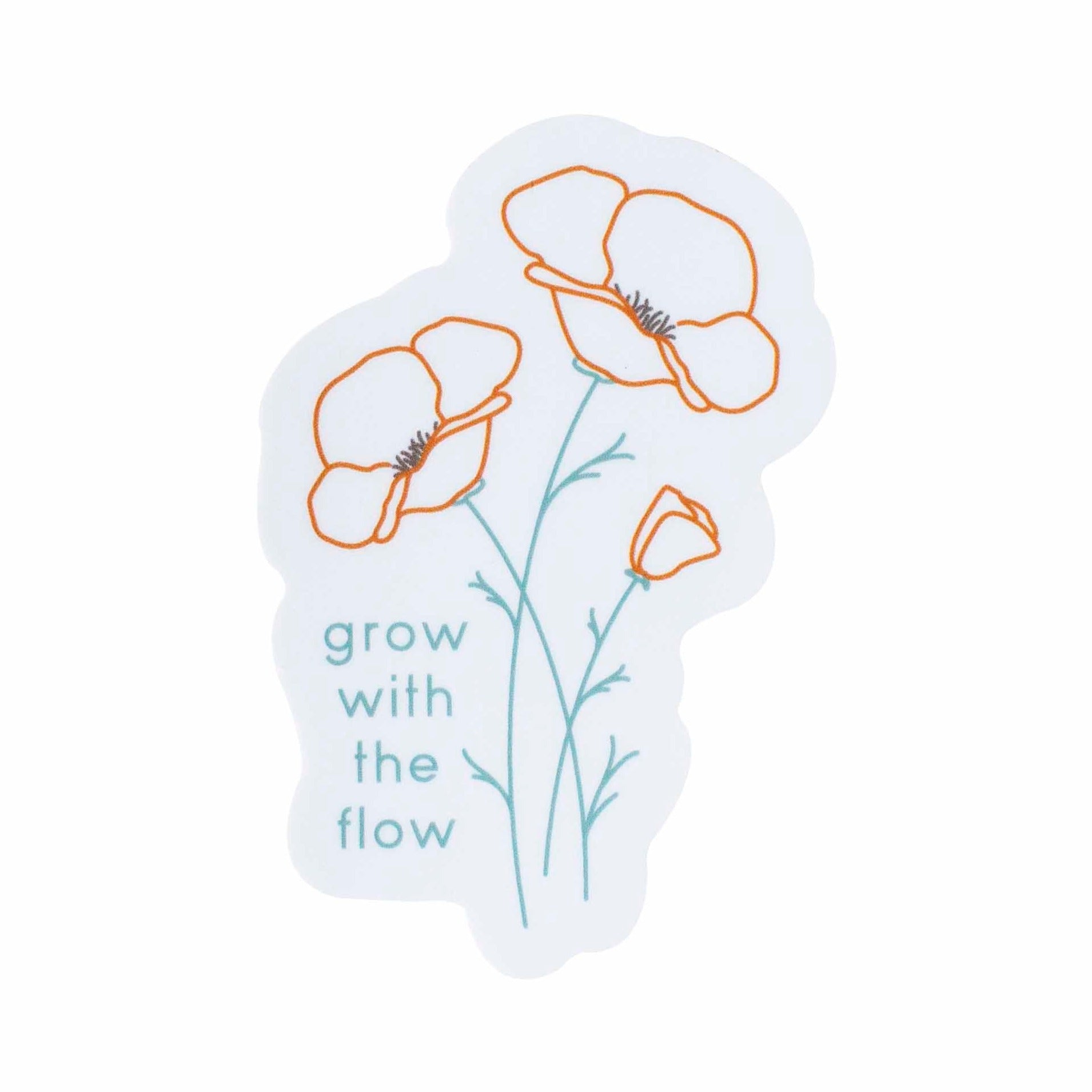 Grow With the Flow Sticker