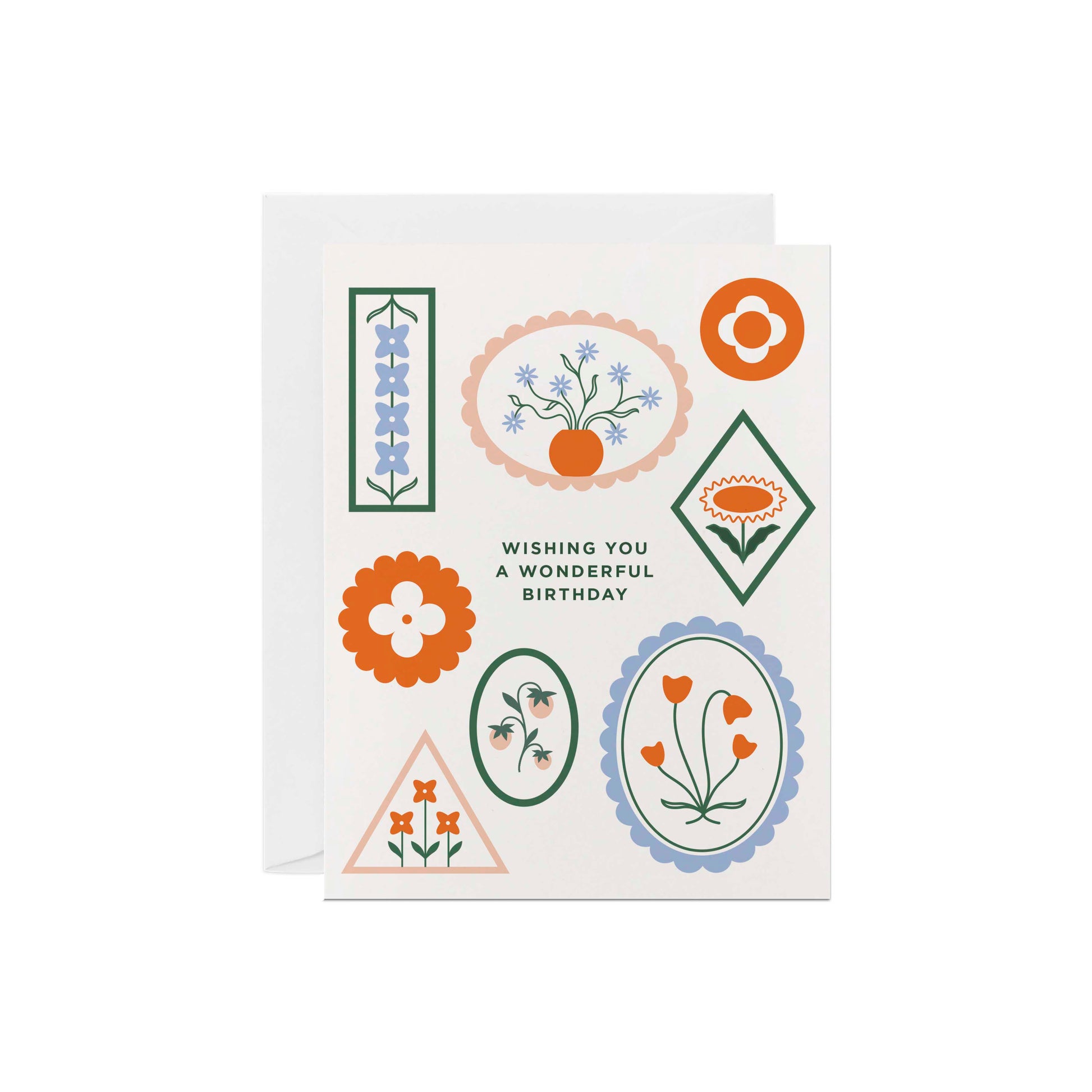 Floral Postage Birthday