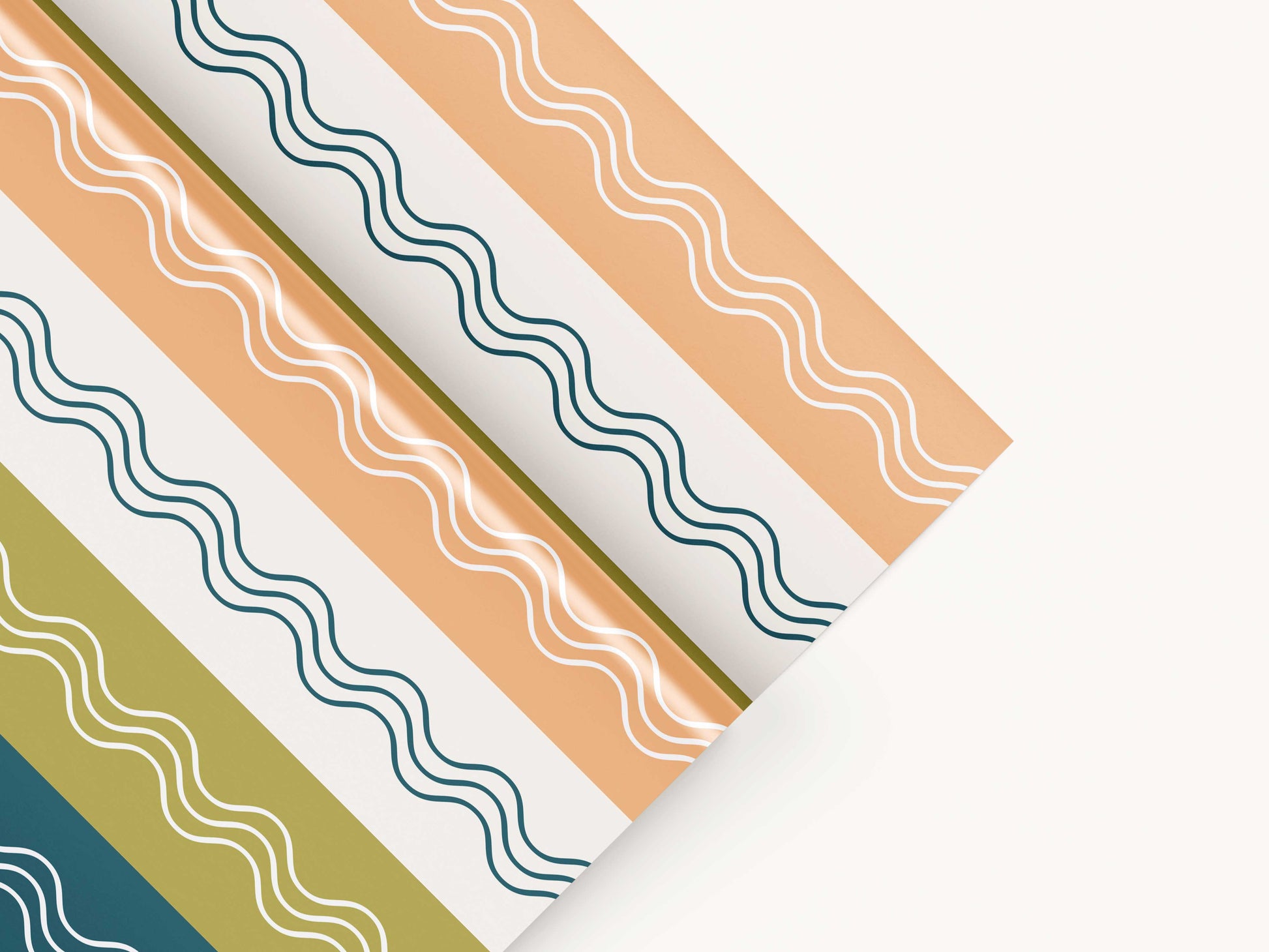 Groovy Lines Wrapping Paper