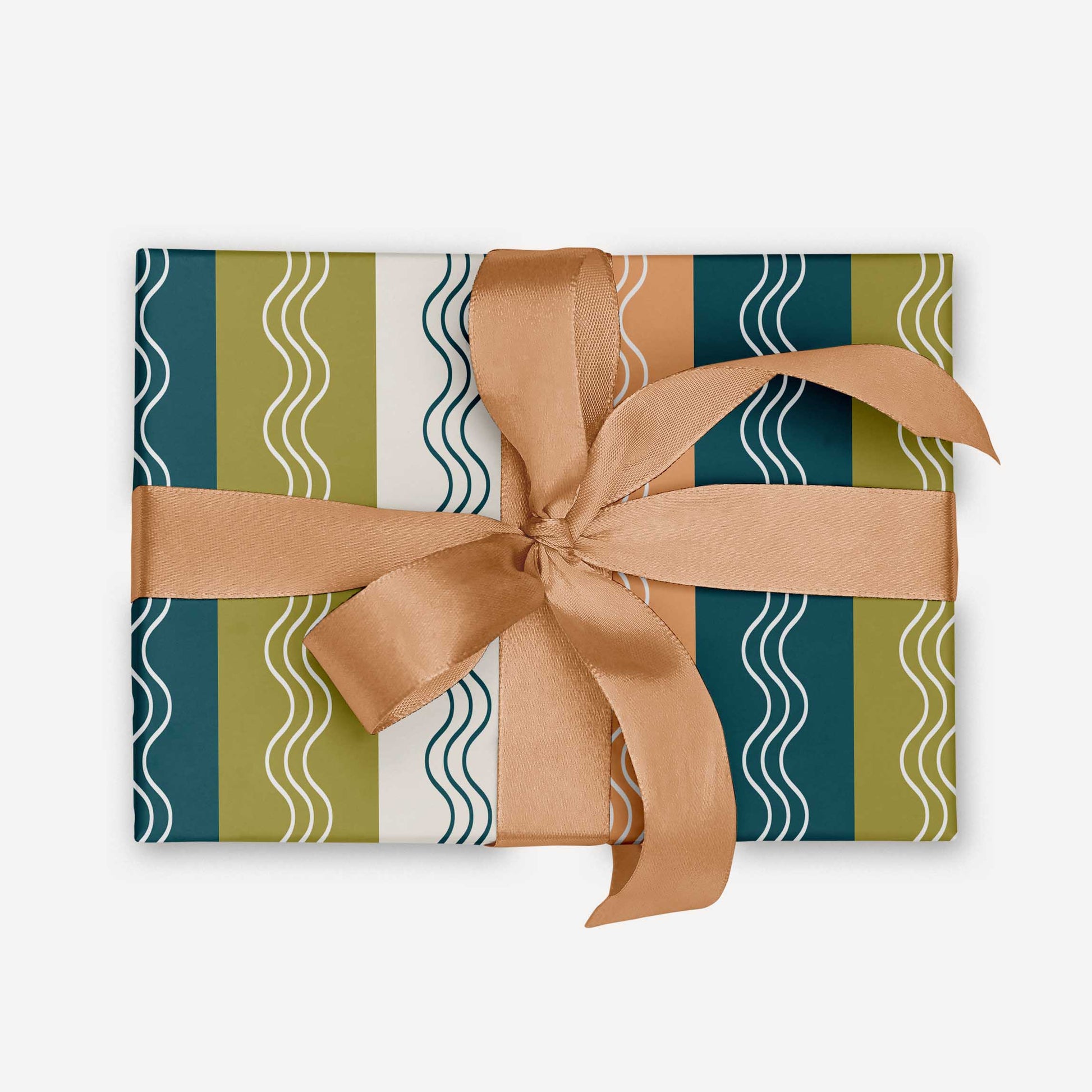 Groovy Lines Wrapping Paper