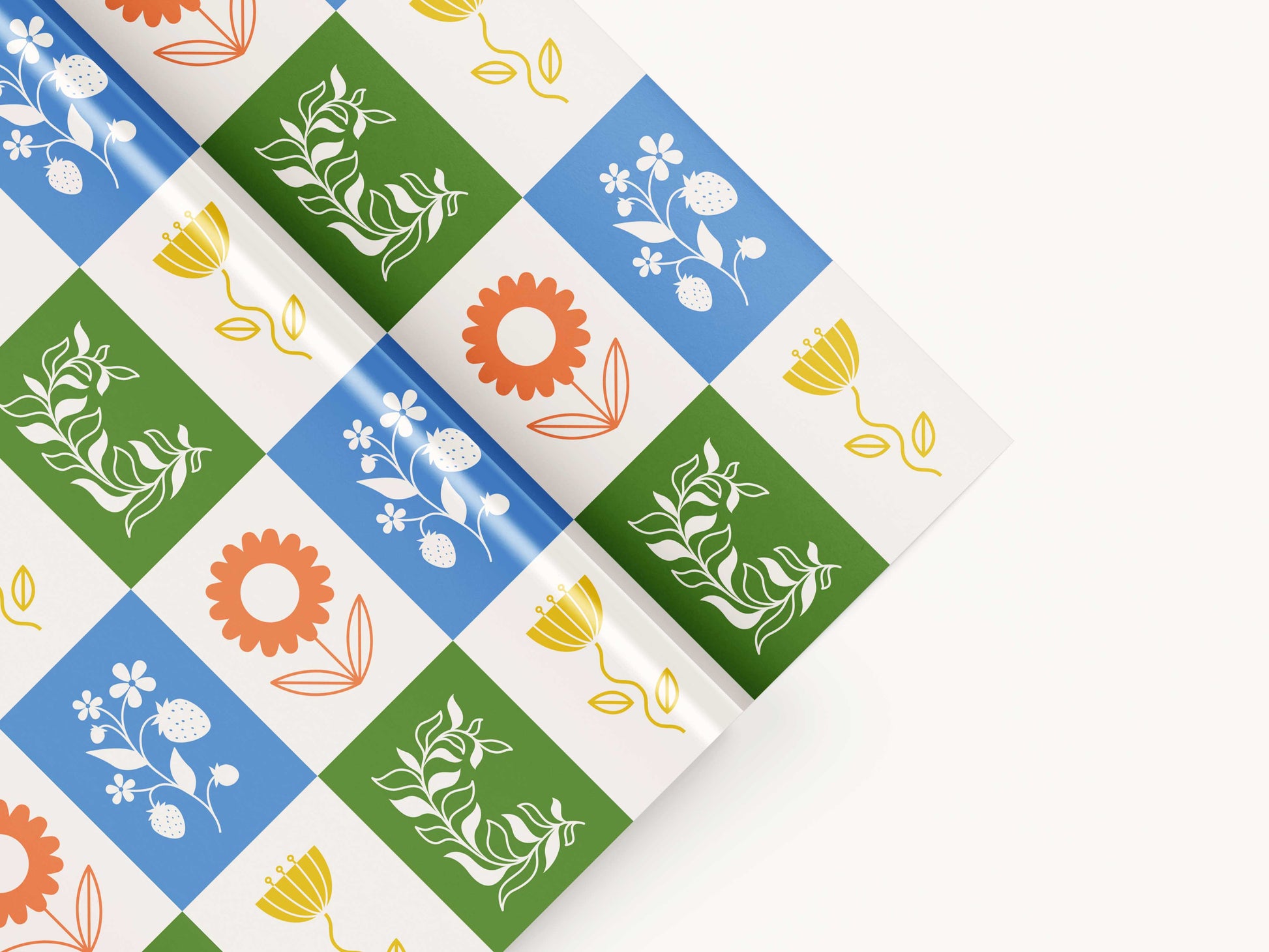 Mod Meadow Wrapping Paper