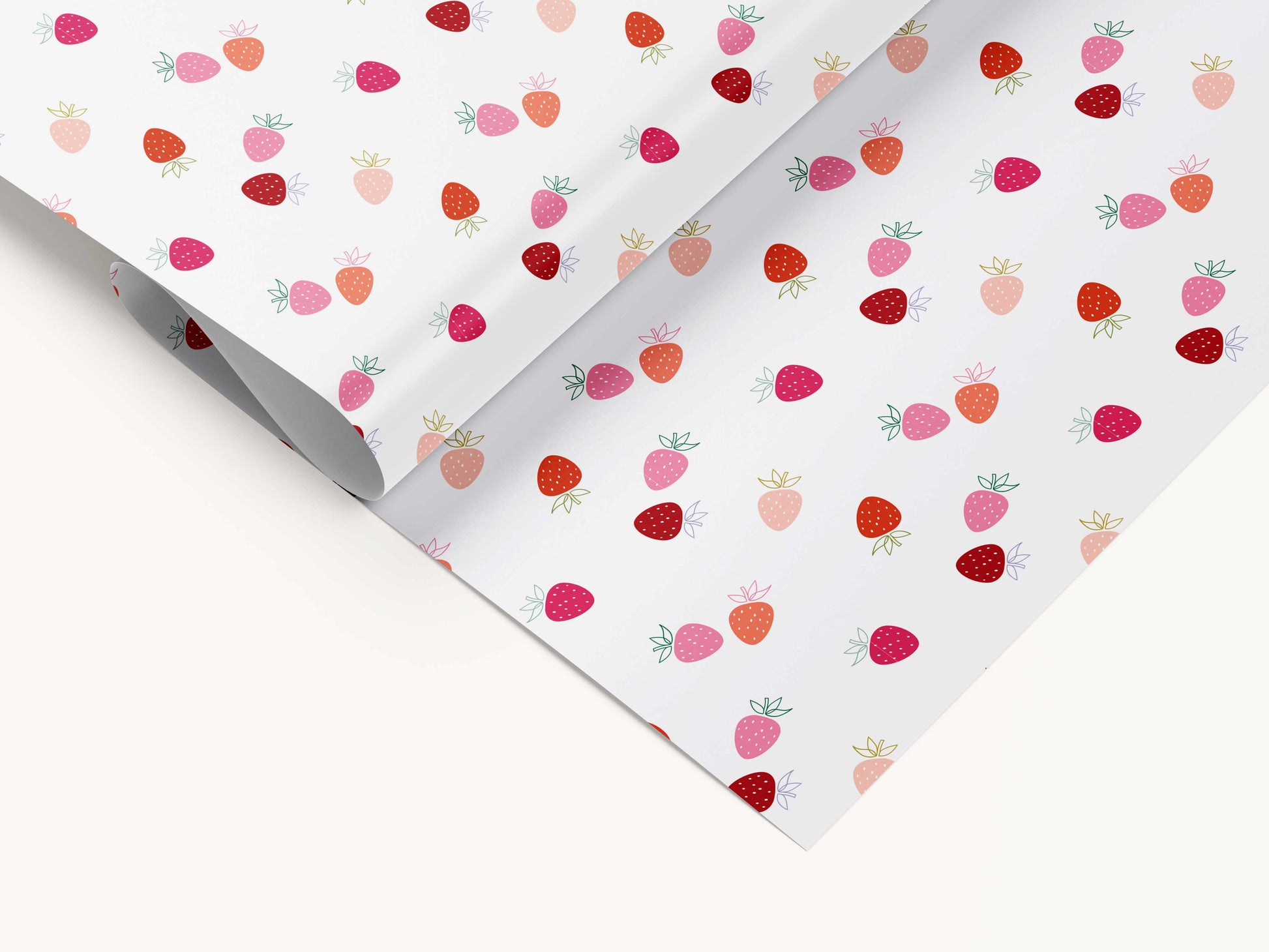 Freshly Picked Strawberries Wrapping Paper