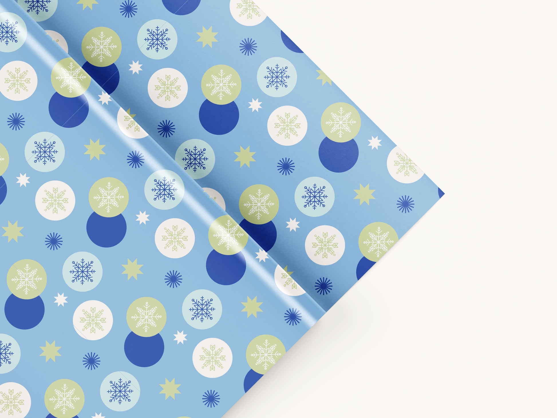 Frosty Flurries Wrapping Paper