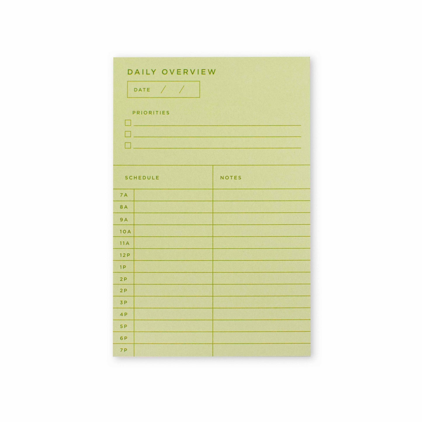 Daily Overview Notepad