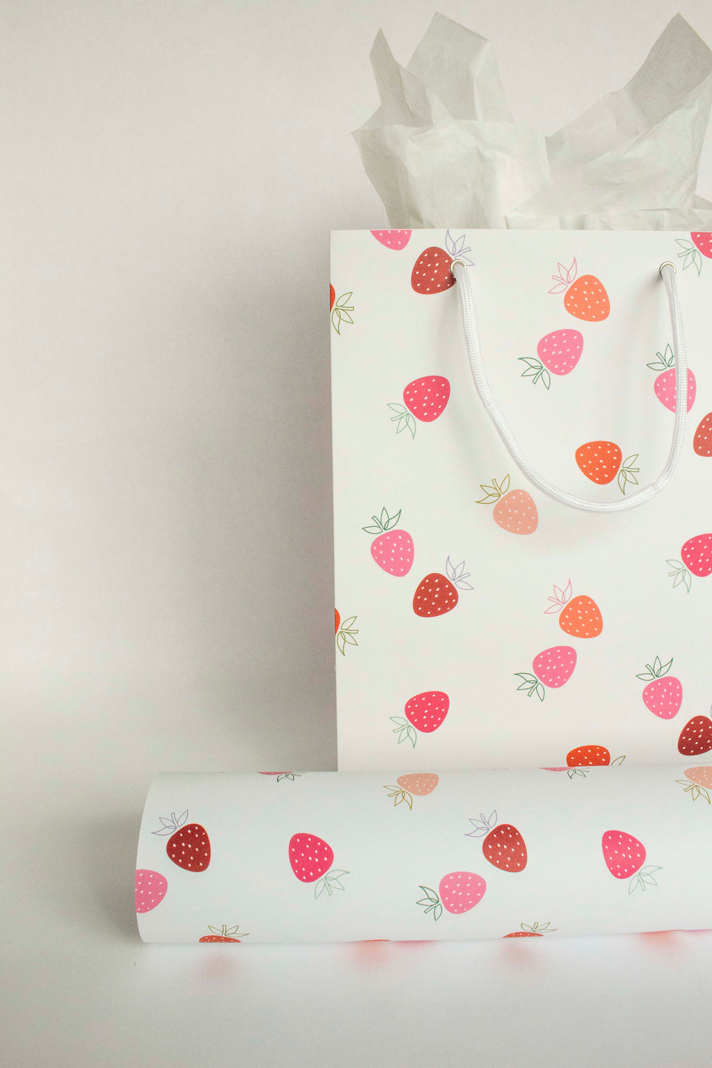 Freshly Picked Strawberries Wrapping Paper