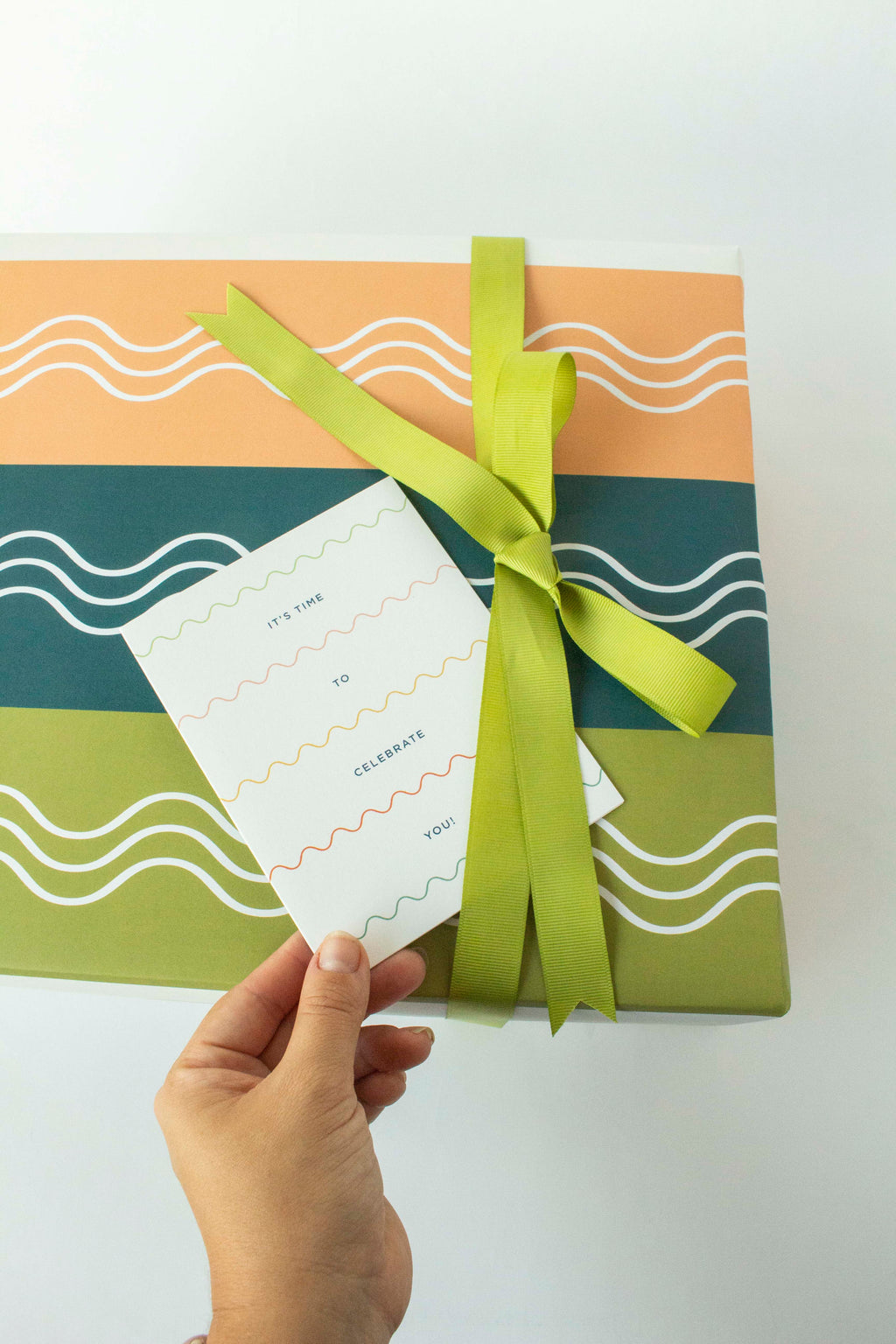 Groovy Lines Wrapping Paper