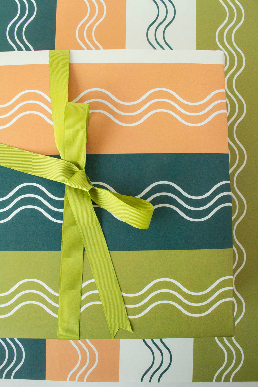 Groovy Lines Wrapping Paper