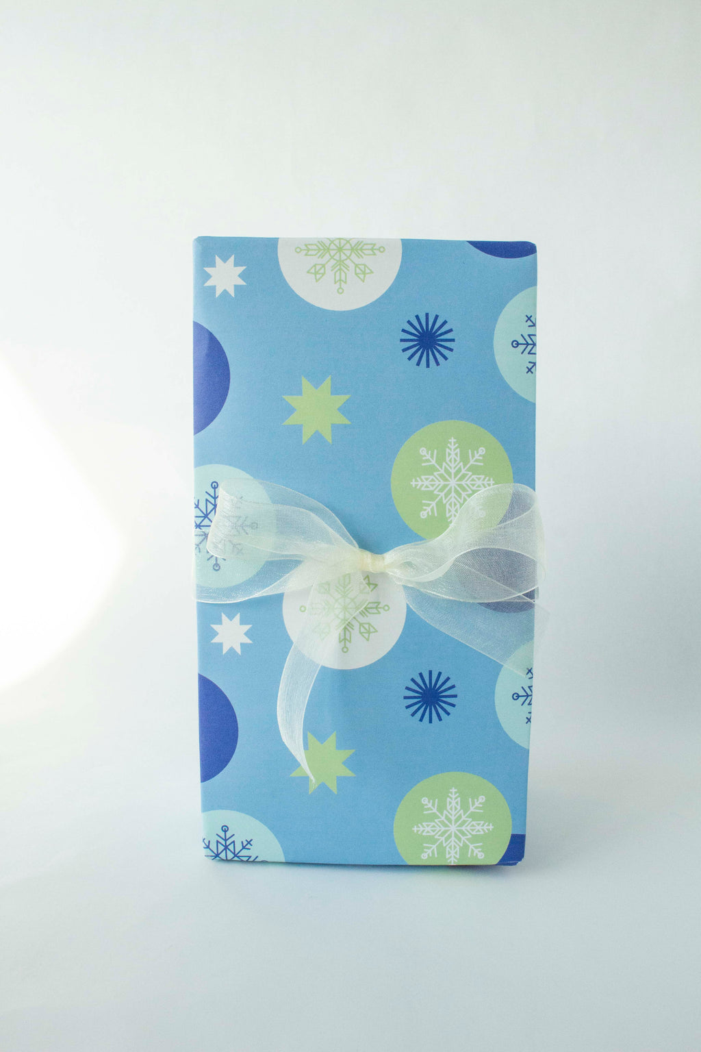 Frosty Flurries Wrapping Paper