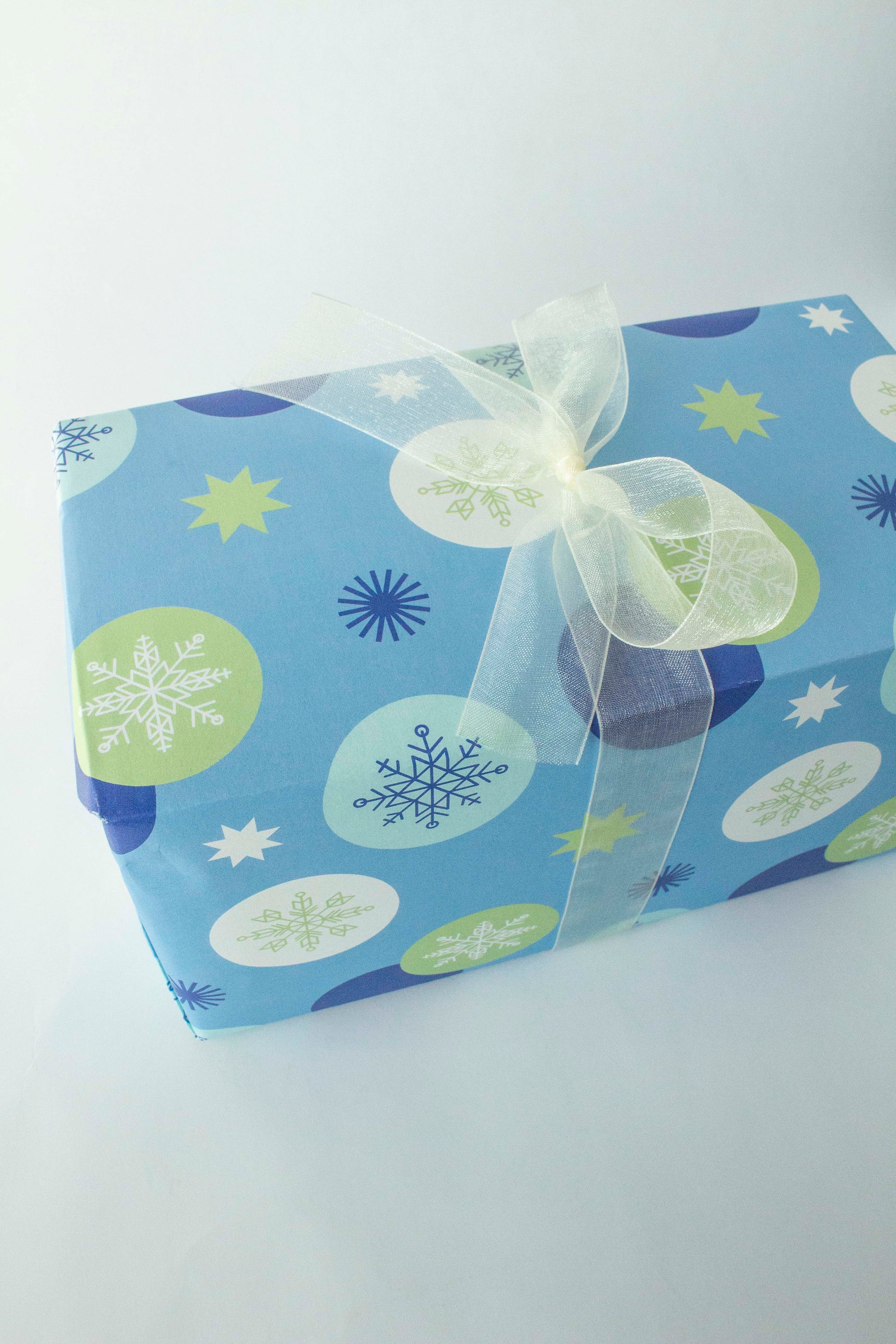 Frosty Flurries Wrapping Paper