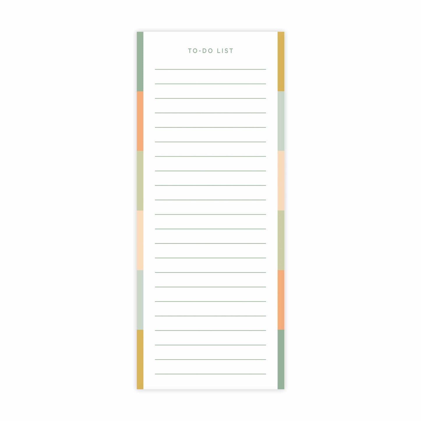 Colorblock To-Do List Notepad