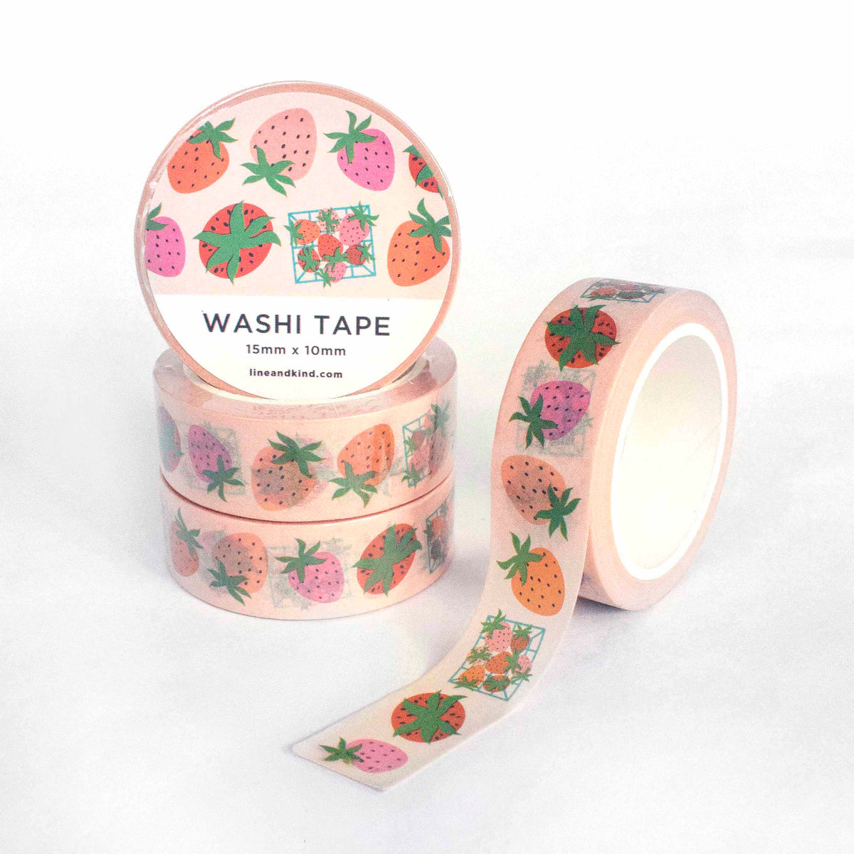 Freshly Picked Strawberries Washi Tape