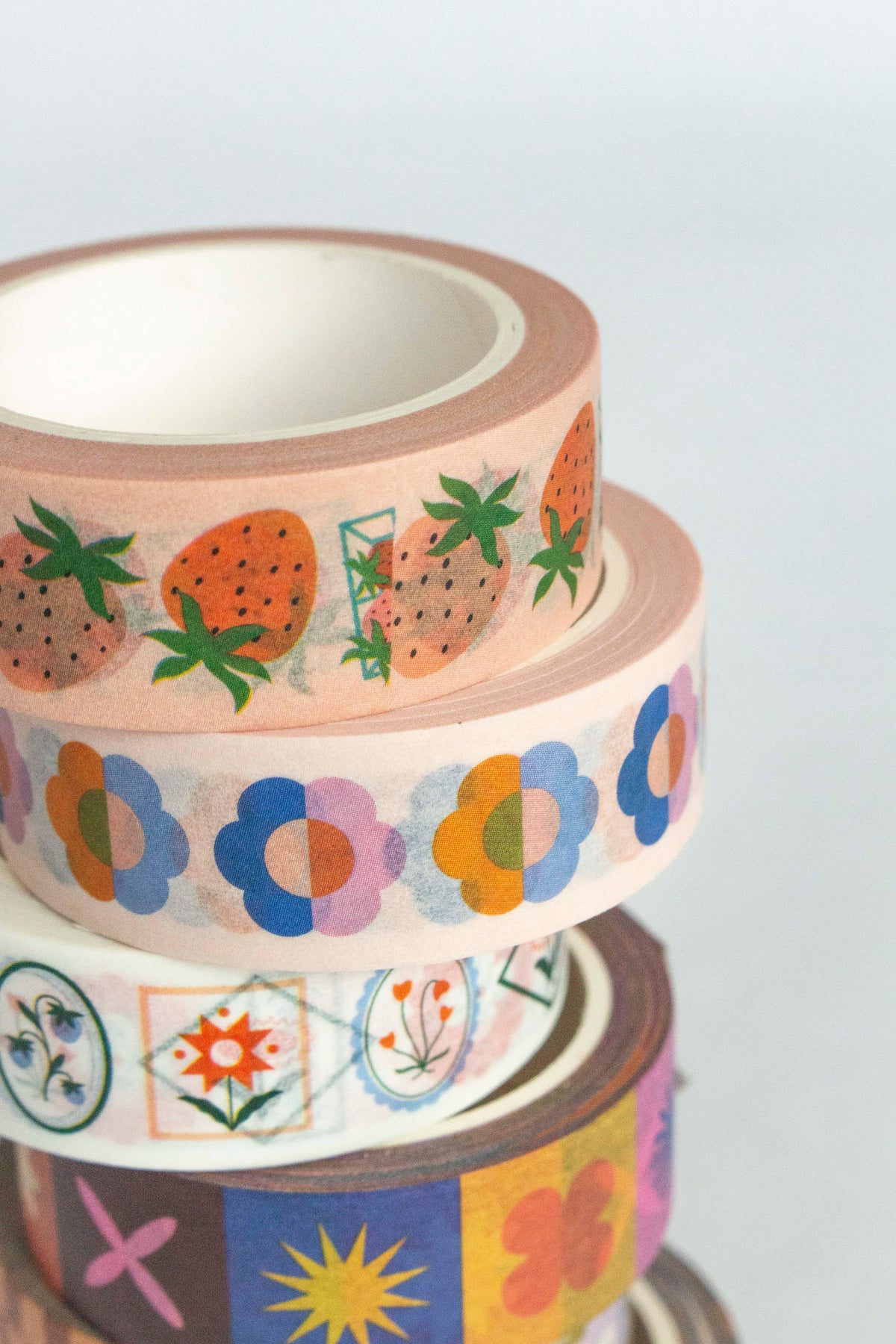 Freshly Picked Strawberries Washi Tape