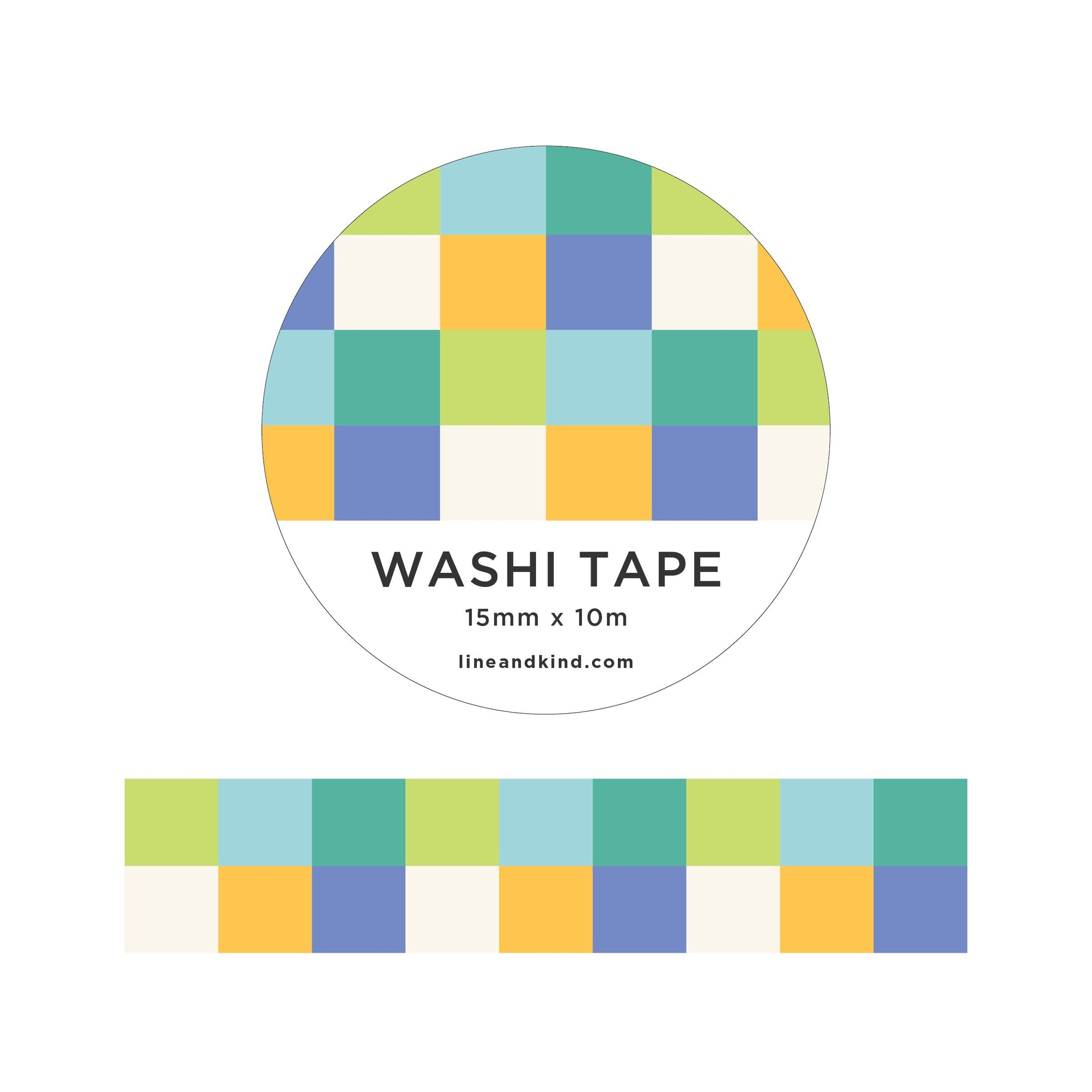 Cool Checkers Washi Tape