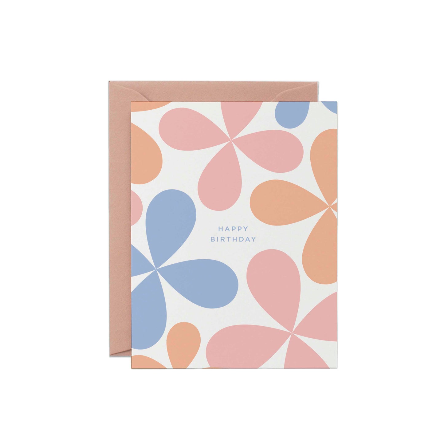 Abstract Flowers Birthday