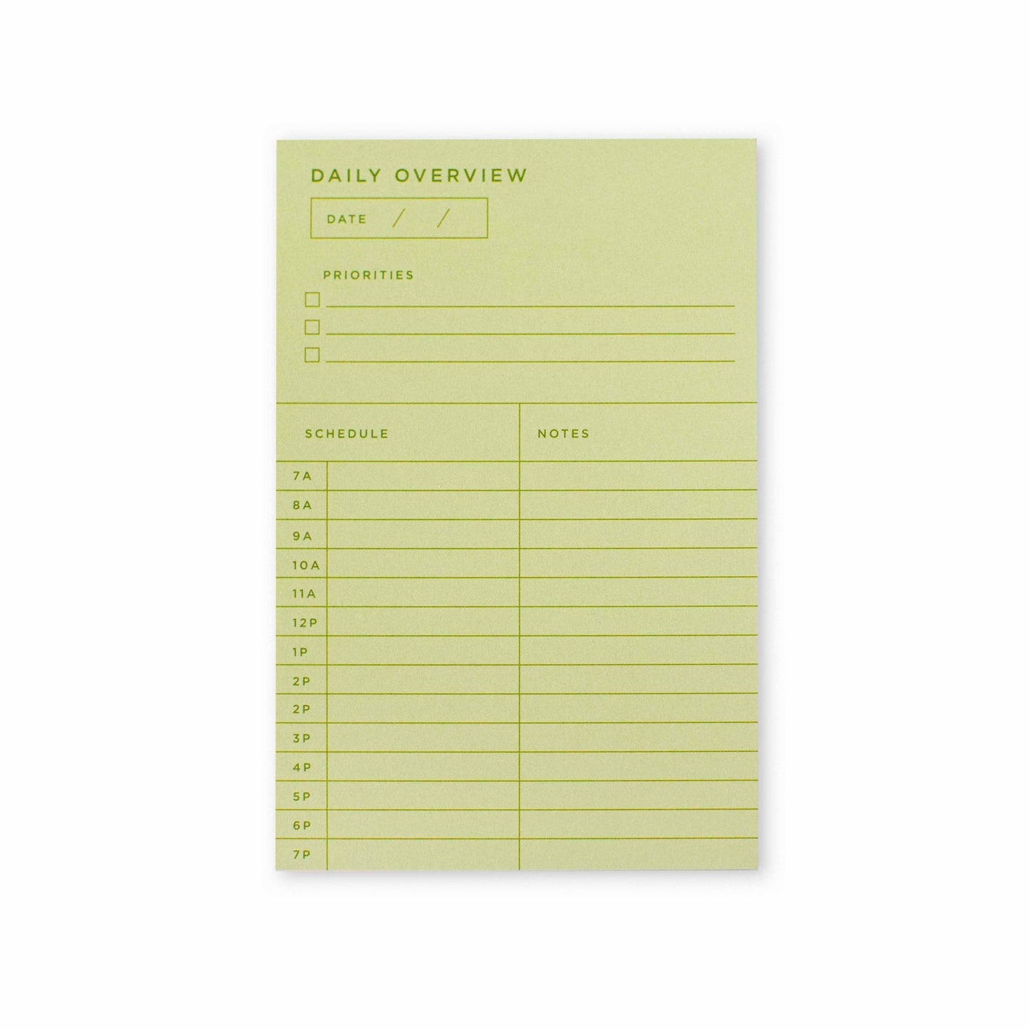 Daily Overview Notepad