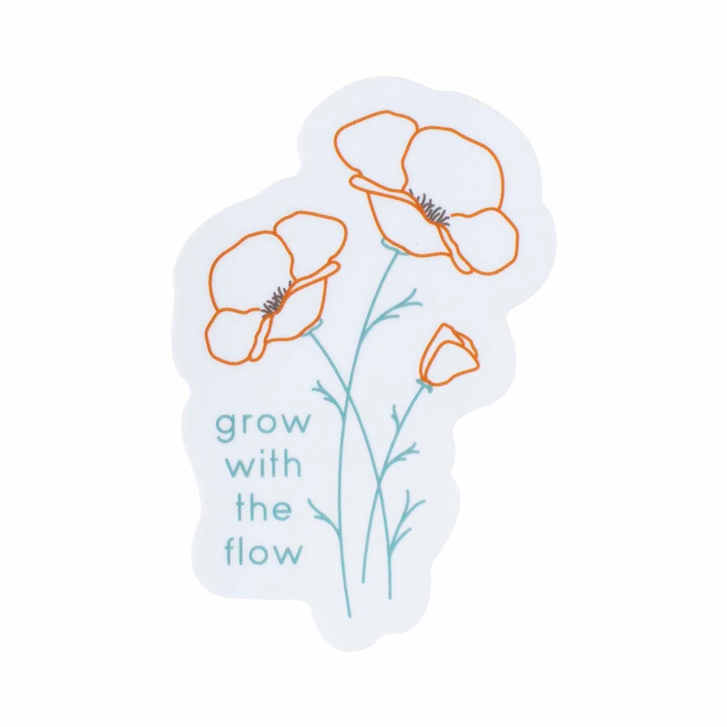 Grow With the Flow Sticker